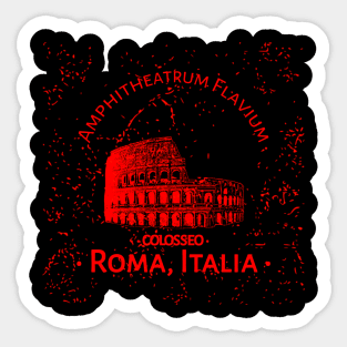 Colosseum Roma Italy Sticker